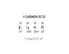Scheme Armchair Accento 2019 CARMEN SC10