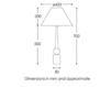 Scheme Table lamp Tivoli Verde Heathfield 2020 TL-TIVO-ABRS-VERD