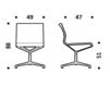 Scheme Chair ICF Office 2015 3683503 F28 Contemporary / Modern