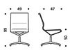 Scheme Chair ICF Office 2015 3684313 F28 Contemporary / Modern