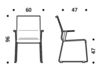Scheme Armchair 3691719 98A Tobacco Scheme Armchair ICF Office 2015 3691719 98A Contemporary / Modern