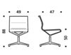 Scheme Chair 3684009 981 Bordo Scheme Chair ICF Office 2015 3684009 981 Contemporary / Modern