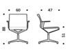 Scheme Armchair 3693559 98A Tobacco Scheme Armchair ICF Office 2015 3693559 98A Contemporary / Modern