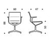 Scheme Armchair ICF Office 2015 3684803 F28 Contemporary / Modern