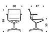 Scheme Armchair ICF Office 2015 3694709 917 Contemporary / Modern