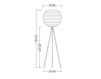 Scheme Floor lamp ZEBRA Viso 2015 GM.08.172 12 Contemporary / Modern
