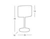 Scheme Table lamp Hilton Sand Kolarz Austrolux  1264.70.7 Contemporary / Modern