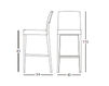 Scheme Bar stool Montbel 2016 02591 Contemporary / Modern