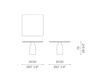 Scheme Dining table Cappellini 2016 BTL1MA Contemporary / Modern