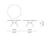Scheme Dining table Cappellini 2016 BR_3LE Contemporary / Modern