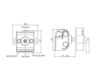Scheme Thermostatic mixer Flamant RVB 4091.11.74 Contemporary / Modern