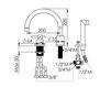 Scheme Bath mixer Flamant RVB 4527.11.71 Contemporary / Modern