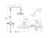 Scheme Shower fittings  Flamant RVB 1950.11.77 Contemporary / Modern