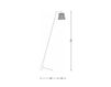 Scheme Floor lamp Tom Rossau 2017 PENCIL LAMP FLOOR Contemporary / Modern