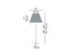 Scheme Table lamp COSTANZA Luceplan by gruppo Calligaris Classico 1D13N=0FF020 Contemporary / Modern