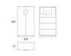 Scheme Сupboard Mobilfresno Iland Iland Interior with Shelves 18.023 Contemporary / Modern
