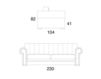 Scheme Sofa Formerin Charming And Luxurious Mood QUINCY Divano/Sofa cm. 230 Classical / Historical 