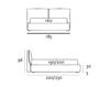 Scheme Bed Quiet Samoa S.r.l. Letti QUIE160 Contemporary / Modern