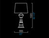 Scheme Table lamp Samurai Barovier&Toso Table Lamps 7052/LQ/NN Classical / Historical 