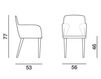 Scheme Armchair Ned Bross Italia 2014 1657 QI 2 Contemporary / Modern