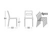 Scheme Chair Scab Design / Scab Giardino S.p.a. Marzo 2816 FS 11 Contemporary / Modern