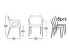Scheme Armchair Scab Design / Scab Giardino S.p.a. Marzo 2115 11 Contemporary / Modern