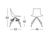 Scheme Chair Scab Design / Scab Giardino S.p.a. Sedute Design 2601  310 Contemporary / Modern