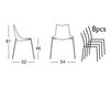 Scheme Chair ZEBRA TECHNOPOLYMER Scab Design / Scab Giardino S.p.a. Marzo 2615 62 Contemporary / Modern