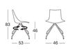 Scheme Chair Scab Design / Scab Giardino S.p.a. Collezione 2011 2611  214 Contemporary / Modern