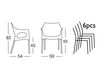 Scheme Armchair Scab Design / Scab Giardino S.p.a. Marzo 2122 Contemporary / Modern