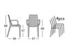 Scheme Armchair Scab Design / Scab Giardino S.p.a. Marzo 2322 81 Contemporary / Modern