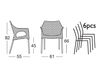 Scheme Armchair Scab Design / Scab Giardino S.p.a. Marzo 2277 AV 81 Contemporary / Modern