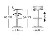Scheme Bar stool DIAVOLETTO Scab Design / Scab Giardino S.p.a. Collezione 2011 2220 Contemporary / Modern