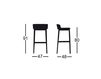 Scheme Bar stool Concord Capdell 2010 529M Contemporary / Modern
