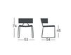 Scheme Chair Happy Capdell 2010 641C Contemporary / Modern