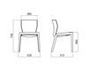 Scheme Chair Infiniti Design Indoor BI UPHOLSTERED SEAT PANEL 5 Contemporary / Modern