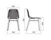 Scheme Chair Infiniti Design Indoor NEXT 4 LEGS Contemporary / Modern