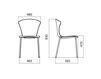 Scheme Chair Infiniti Design Indoor GLOSSY 3D WOOD Contemporary / Modern