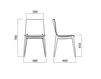 Scheme Chair Infiniti Design Indoor EMMA CHAIR UPHOLSTERED VERSION Contemporary / Modern