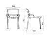 Scheme Chair Infiniti Design Indoor FIORELLINA PERFORATED SEAT AND BACK 1 Contemporary / Modern