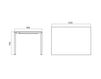 Scheme Dining table Infiniti Design Indoor SIDEOUT 1 Contemporary / Modern