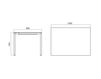 Scheme Dining table Infiniti Design Indoor SIDEOUT 3 Contemporary / Modern