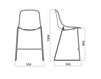 Scheme Bar stool Infiniti Design Indoor PURE LOOP BINUANCE KITCHEN STOOL 1 Contemporary / Modern