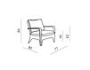 Scheme Terrace chair Vanity Atmosphera Avantgarden VY.PL.14 CX.VY.PL.TE Contemporary / Modern