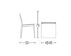 Scheme Chair Betty Pacini & Cappellini Made In Italy 5448 Betty Contemporary / Modern