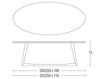 Scheme Dining table Cover Pacini & Cappellini Made In Italy 5404.2 Cover Contemporary / Modern