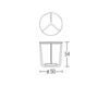Scheme Сoffee table Isola Pacini & Cappellini Made In Italy 5537 Isola Contemporary / Modern