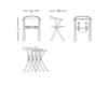 Scheme Armchair CHAIR B B.D (Barcelona Design) CHAIRS AND STOOLS CHAIR B 2 Loft / Fusion / Vintage / Retro