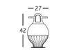 Scheme Vase SHOWTIME B.D (Barcelona Design) ACCESSORIES SWJAR3VG Contemporary / Modern