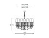 Scheme Сhandelier Aiardini 2015 134/LP/12L Contemporary / Modern